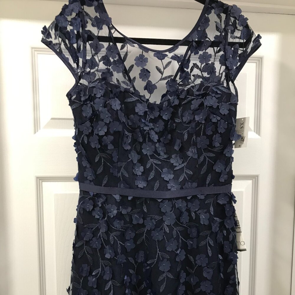 Navy dress, size 8, XSCAPE brand from Macys
